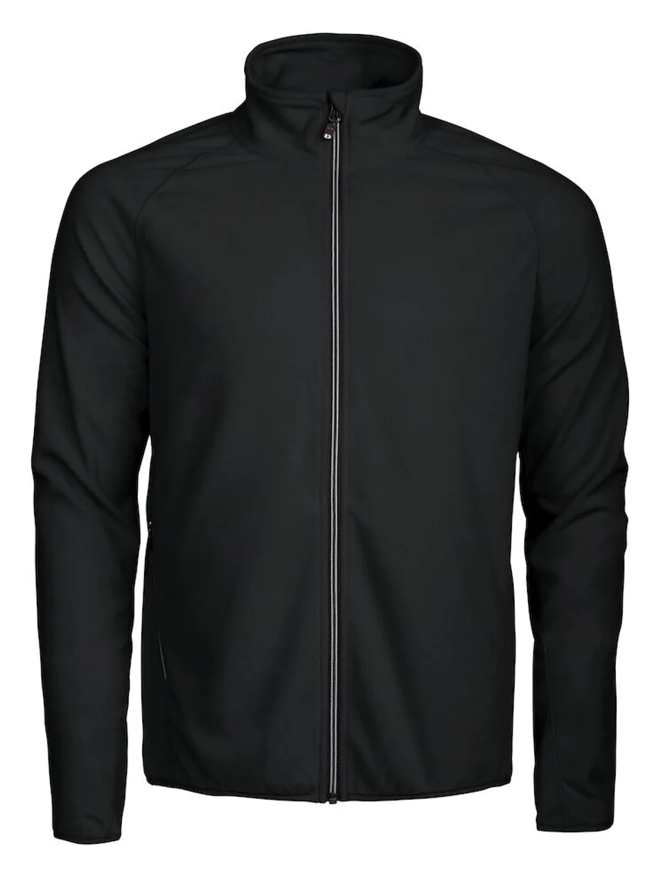 Hovedproduktbilde for Black D.A.D Melton Full Zip Fleecejakke