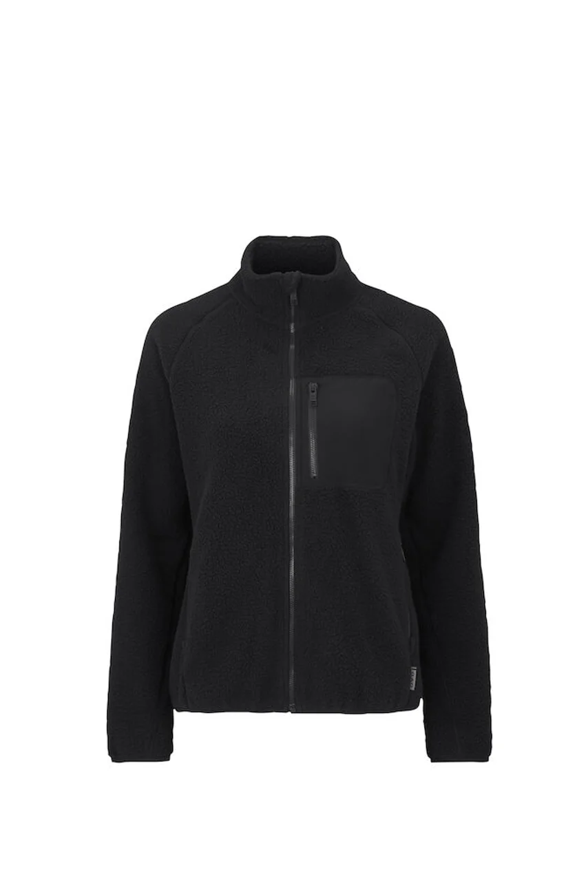 Hovedproduktbilde for Black D.A.D Roxby Fullzip Fleecejakke Dame