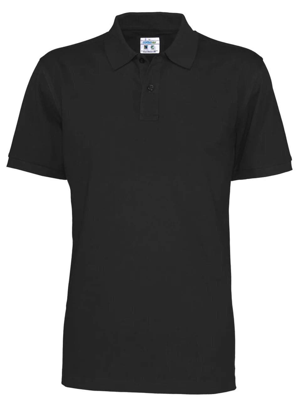Hovedproduktbilde for Black Cottover Poloskjorte