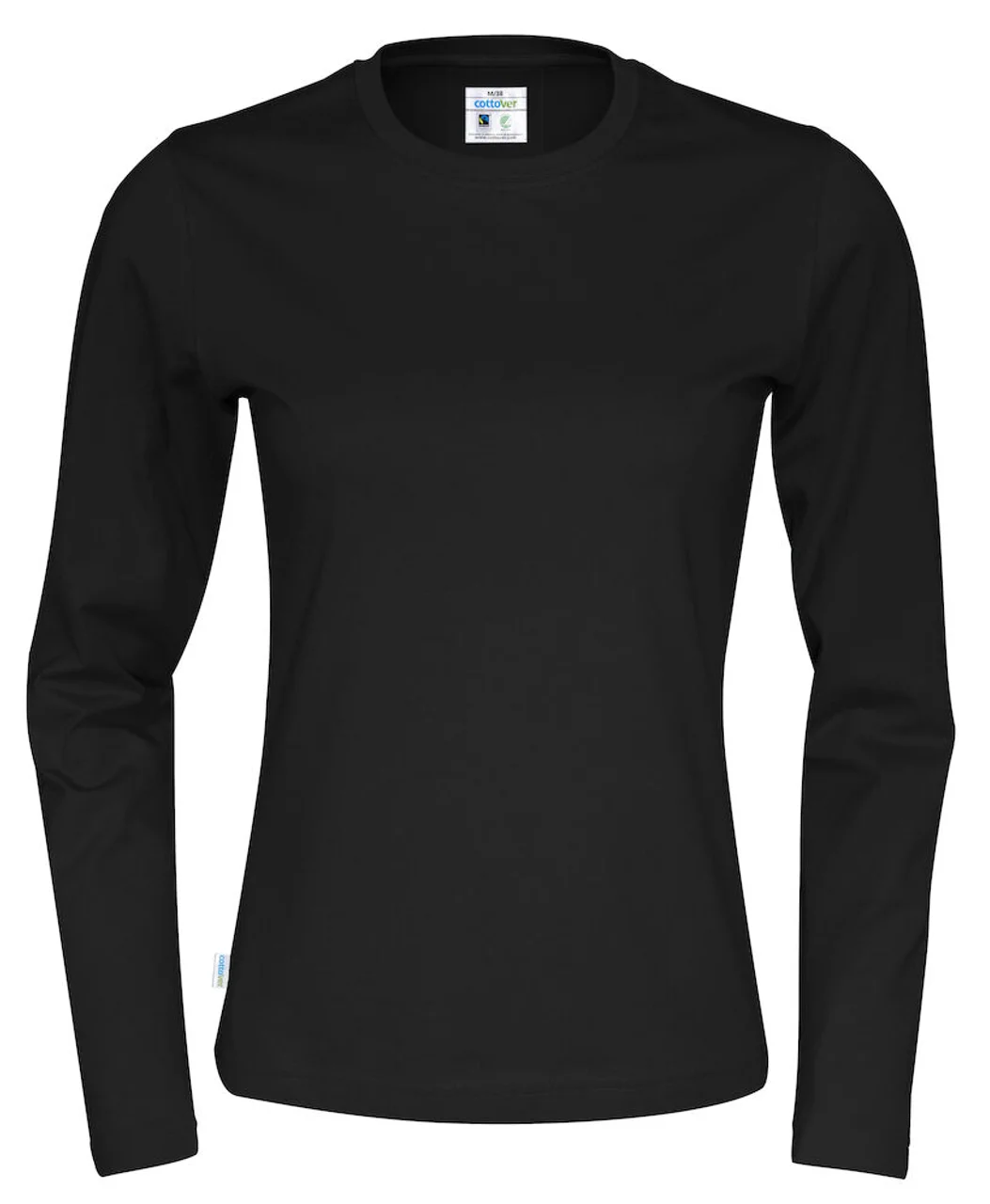 Hovedproduktbilde for Black Cottover Langermet T-skjorte Dame