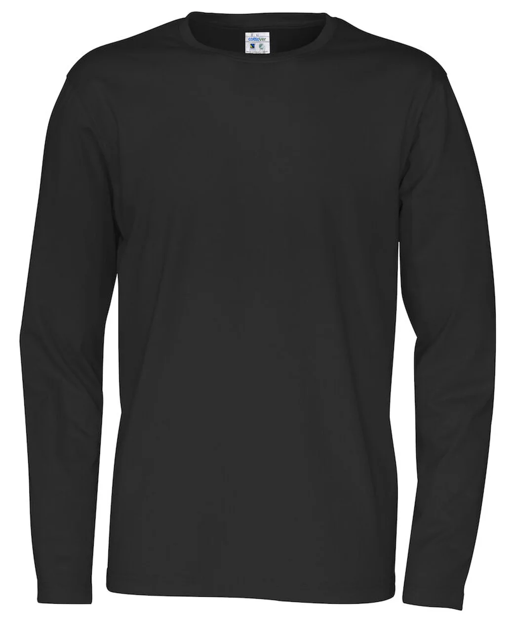 Hovedproduktbilde for Black Cottover Langermet T-skjorte