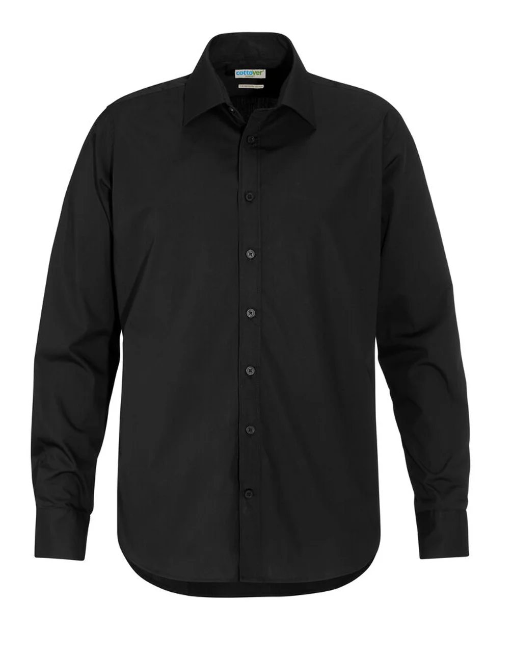 Hovedproduktbilde for Black Cottover Poplin Comfort Fit Skjorte