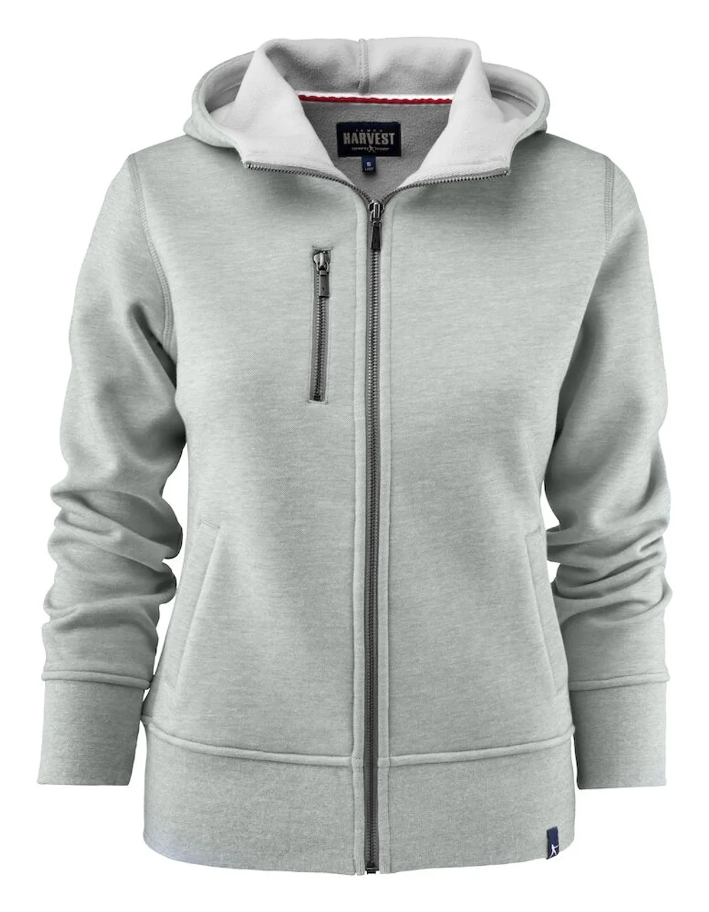 Hovedproduktbilde for Grey Melange J. Harvest Parkwick Hettejakke Dame