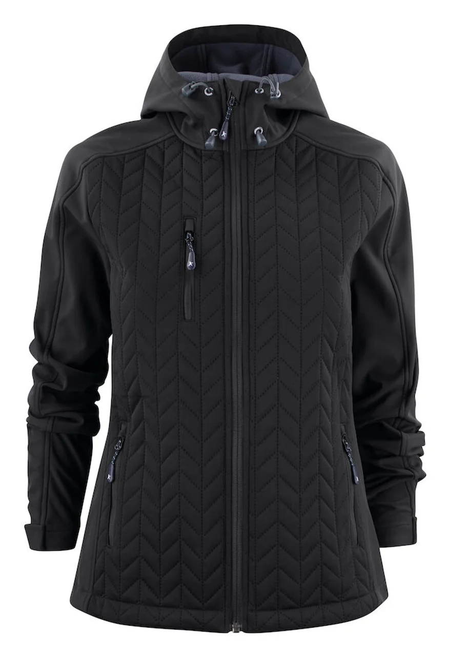 Hovedproduktbilde for Black J. Harvest Myers Softshelljakke Dame