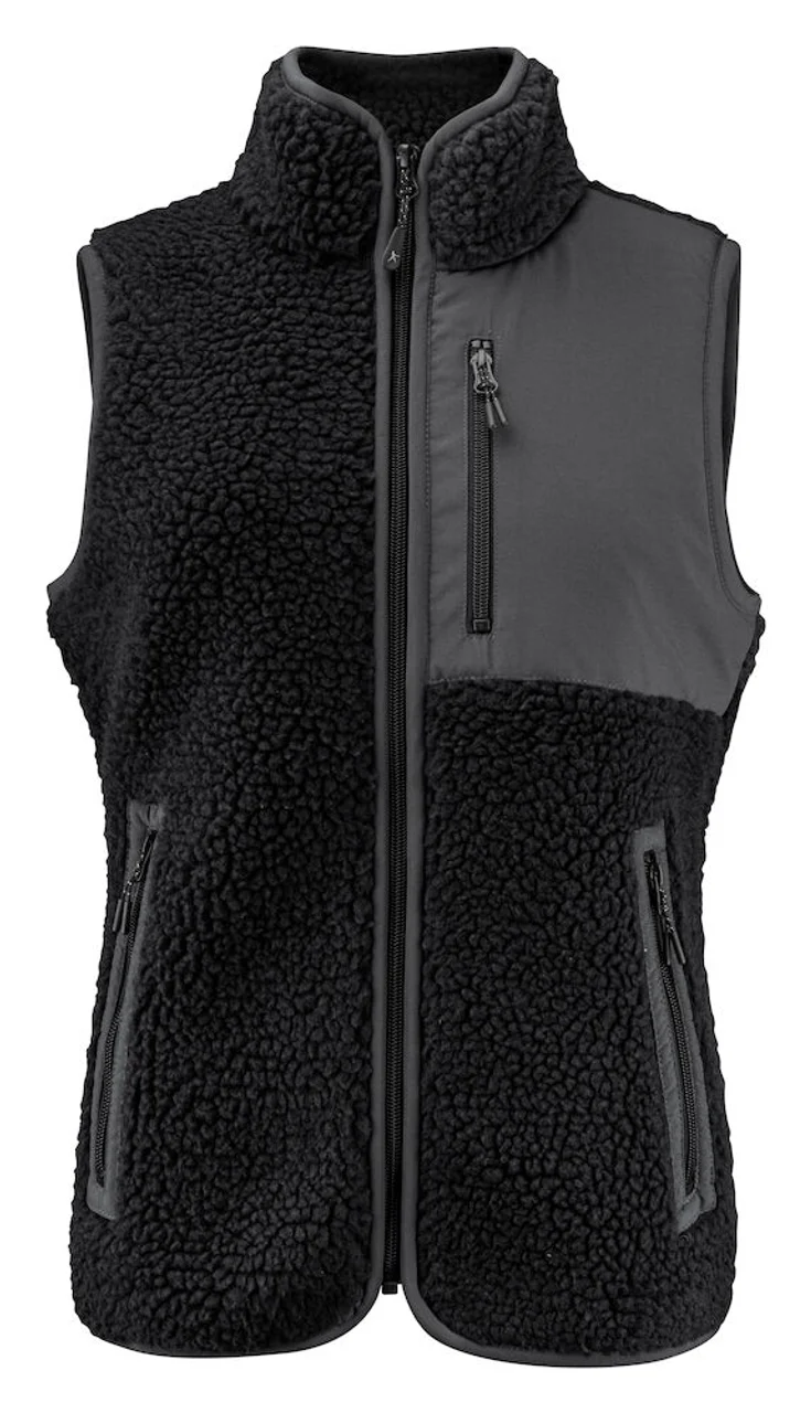 Hovedproduktbilde for Black J. Harvest Kingsley Fleecevest Dame