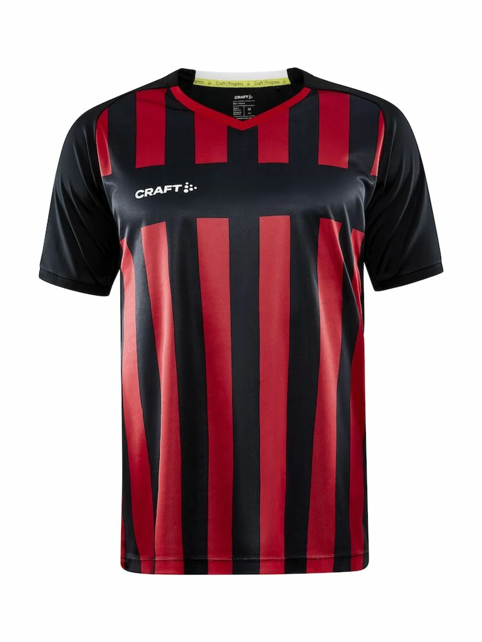 Hovedproduktbilde for Black/Bright Red Craft Teamwear Progress 2.0 Stripe  T-skjorte
