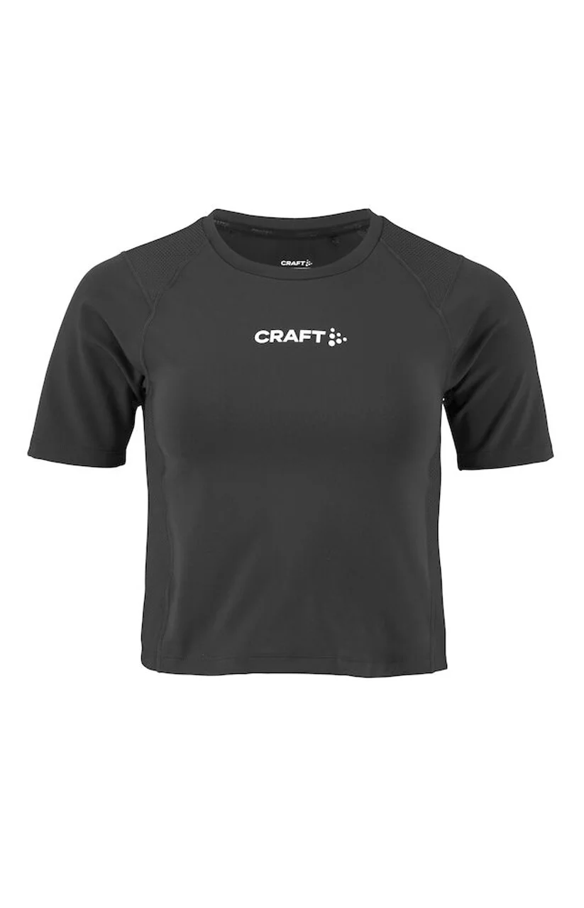 Hovedproduktbilde for Black Craft Teamwear Rush 2.0 Crop T-skjorte Dame