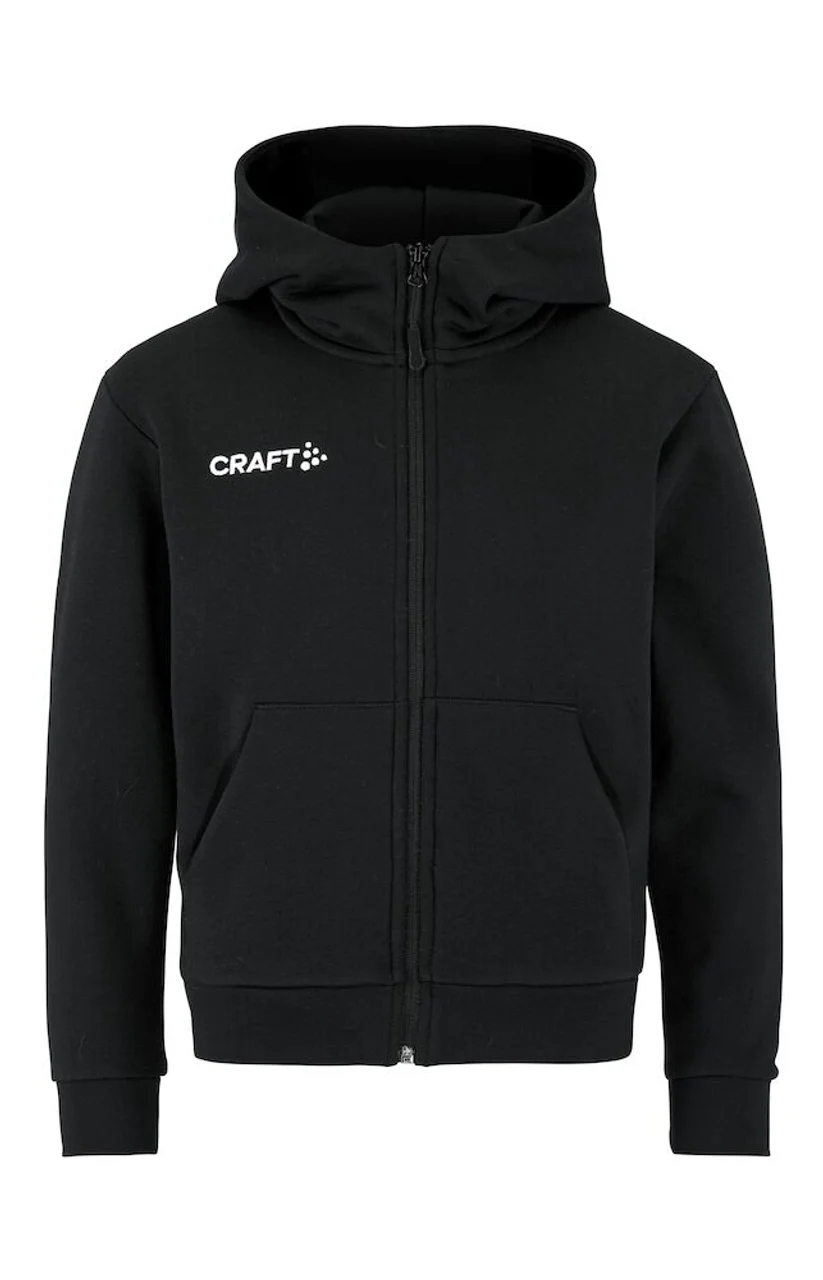 Hovedproduktbilde for Black Craft Teamwear Community 2.0 Logo Fz  Hettejakke Barn