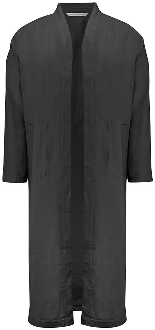 Hovedproduktbilde for Dark Grey Kosta Linnewäfveri Spa Morgenkåpe