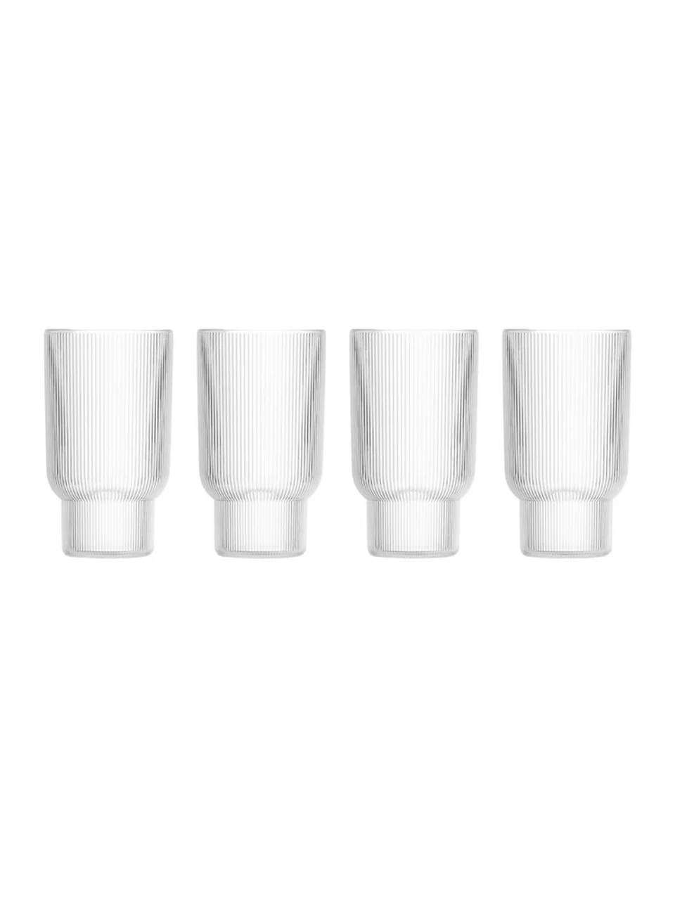 Hovedproduktbilde for Transparent Lord Nelson RPET 4-pk Drikkeglass