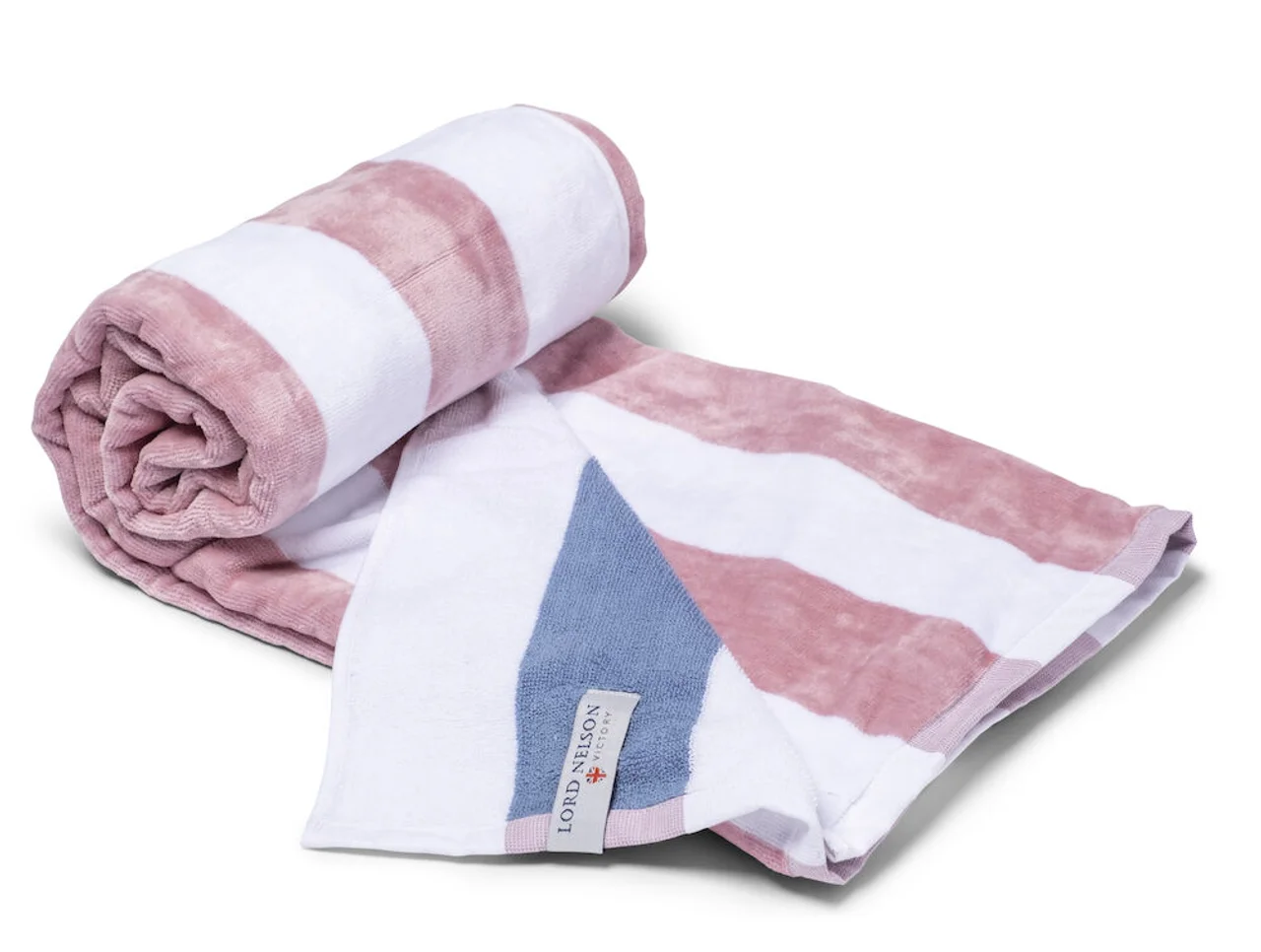 Hovedproduktbilde for Blue/Pink Lord Nelson Victory Double Face 80x160 cm Badelaken Håndkle