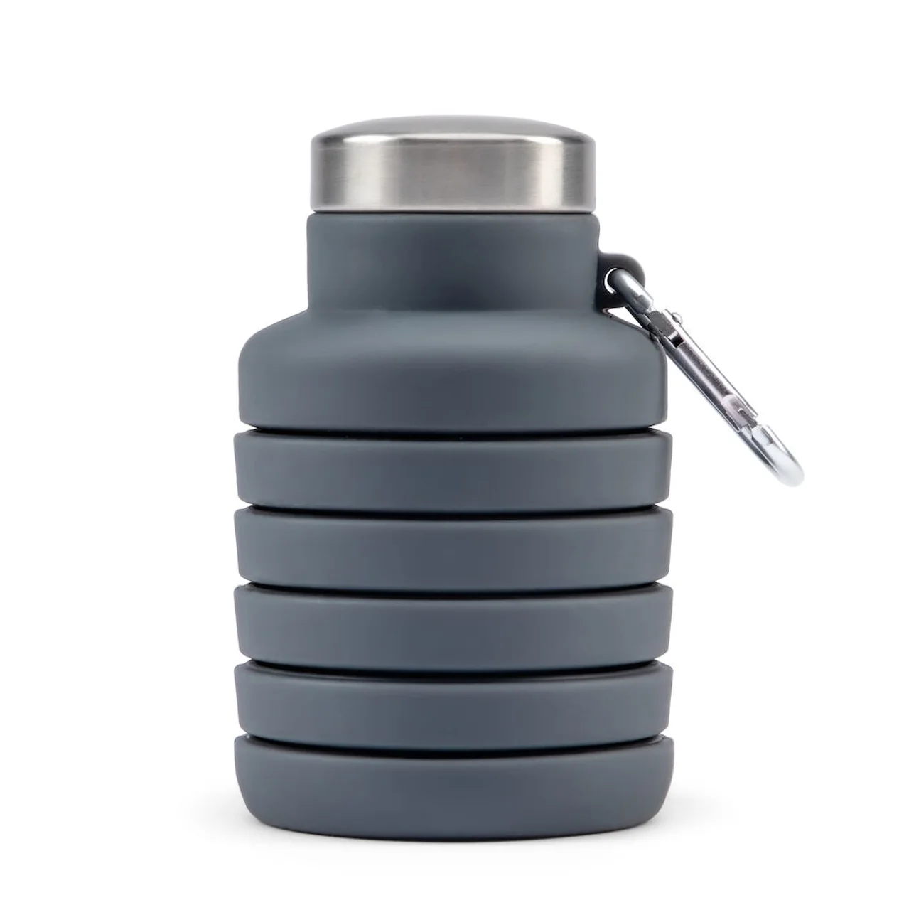 Hovedproduktbilde for Dark Grey Örrefors Hunting 500 ml Komprimerbar Silikon Drikkeflaske