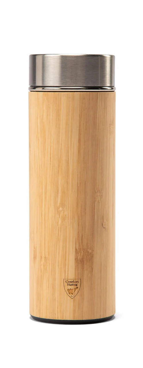 Hovedproduktbilde for Bamboo Örrefors Hunting Bambus og Rustfritt Stål  Termoflaske