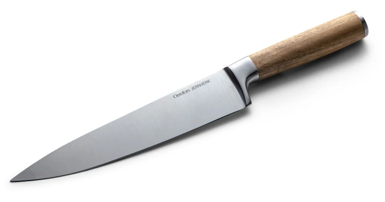 Hovedproduktbilde for Steel Örrefors Jernverk Acacia 20 cm Kokkekniv