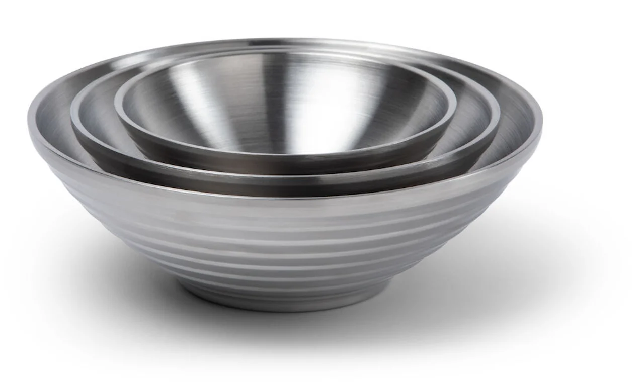 Hovedproduktbilde for Steel Örrefors Jernverk 3-pk Dobbeltvegget Rustfritt Stål Boller