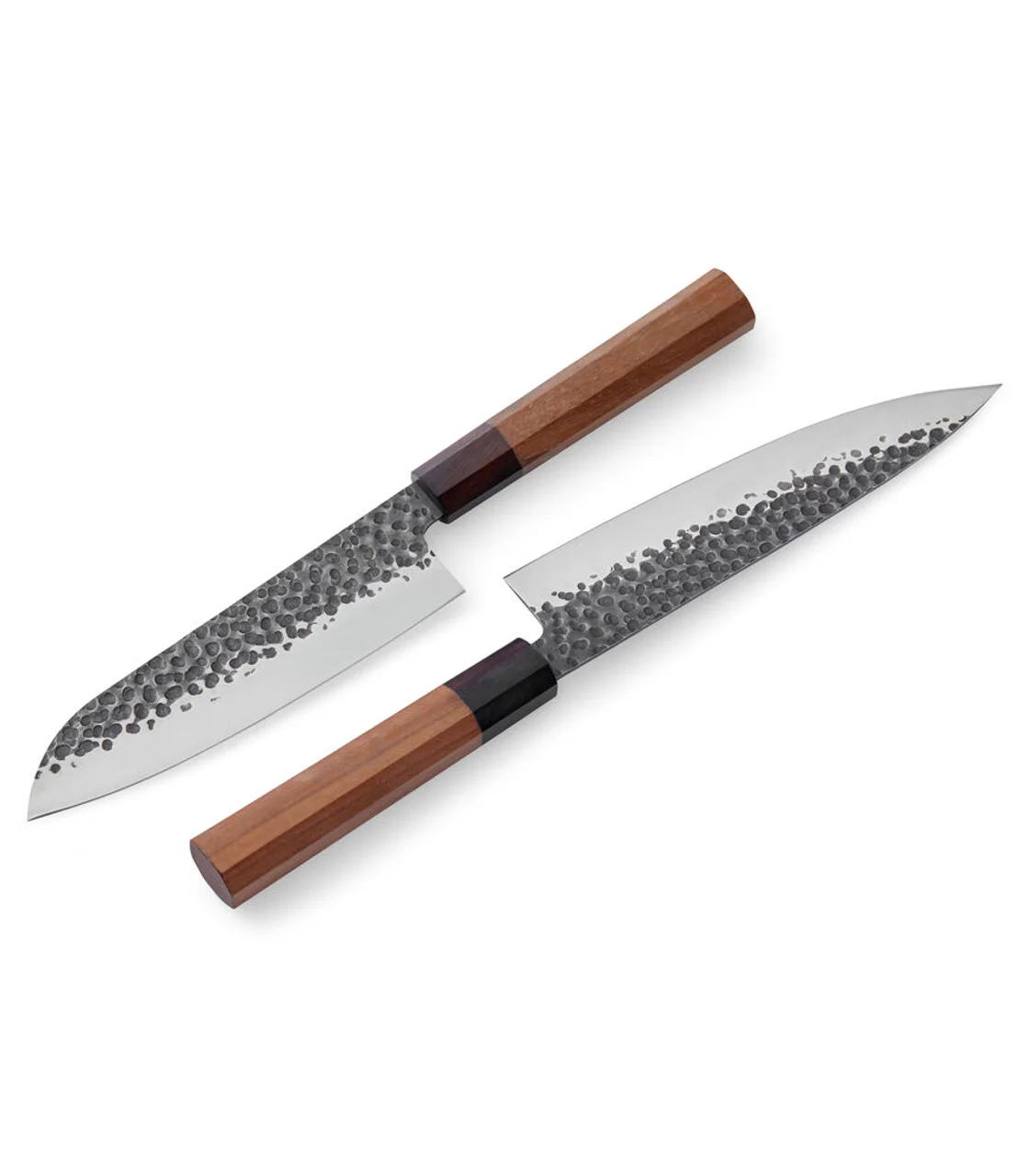 Hovedproduktbilde for Stål Örrefors Jernverk Hamret Knivsett Santoku- og Kokkekniv