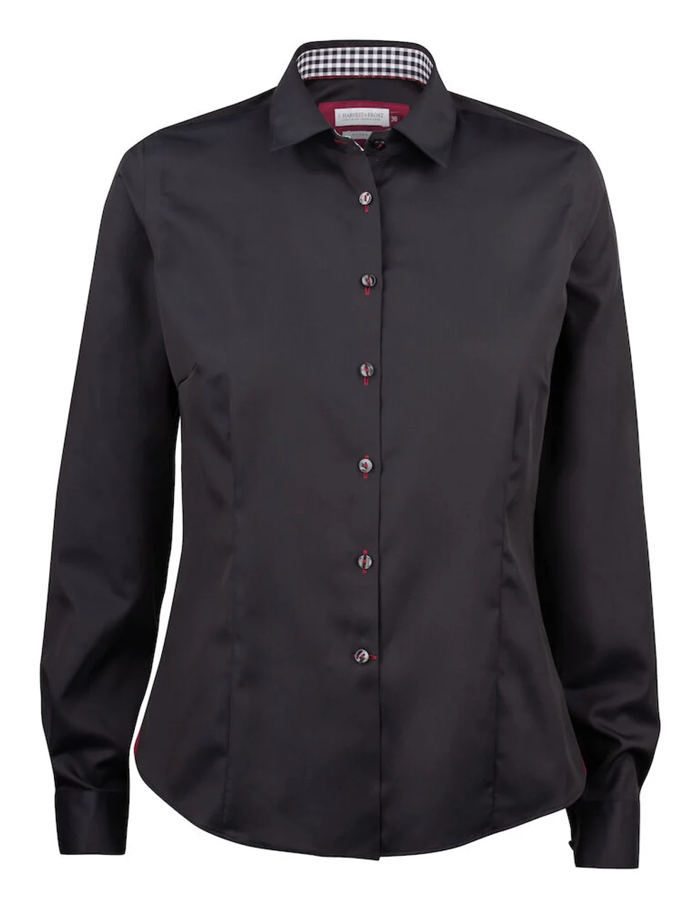 Hovedproduktbilde for Black/Red J. Harvest & Frost Red Bow 20 Skjorte Dame