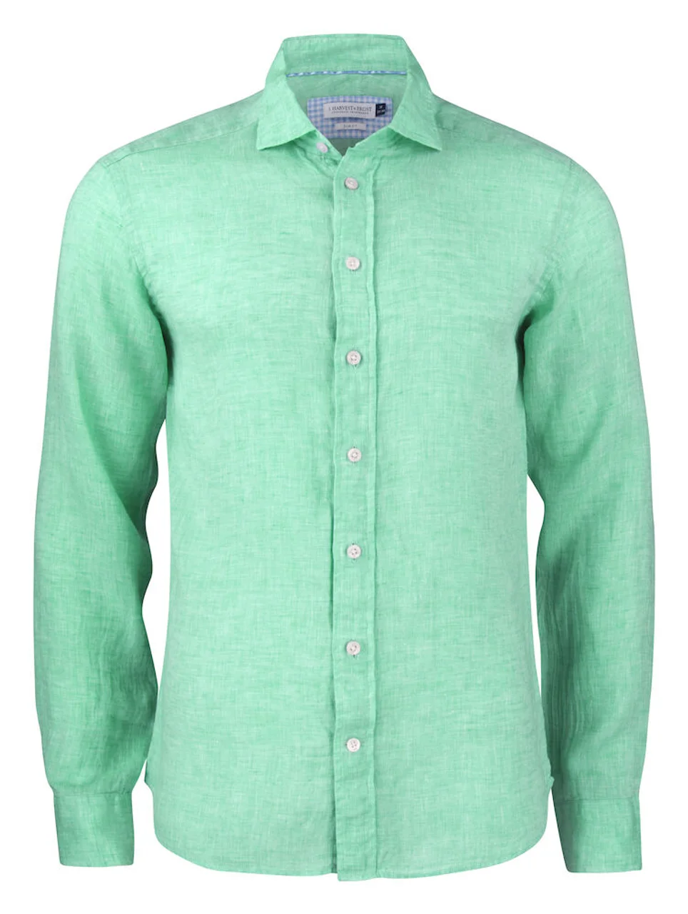 Hovedproduktbilde for Green J. Harvest & Frost Indigo Bow 33 Slim Fit Skjorte