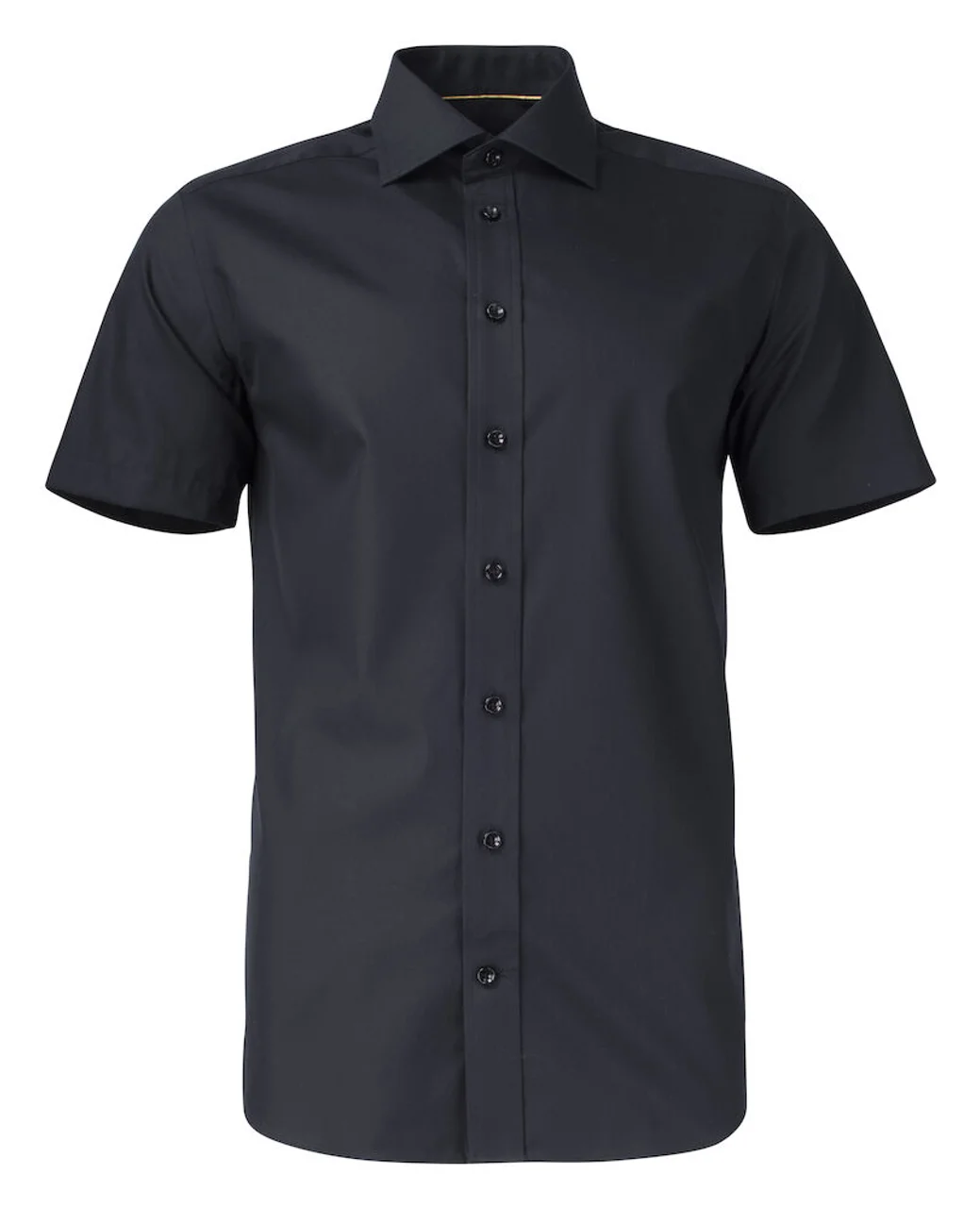 Hovedproduktbilde for Black J. Harvest & Frost Yellow Bow 50 Kort Erm Slim Fit Skjorte