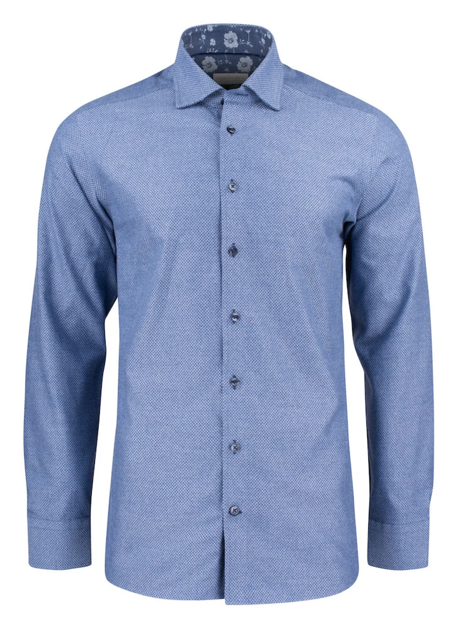 Hovedproduktbilde for Indigo J. Harvest & Frost Purple Bow 144 Slim Fit Skjorte