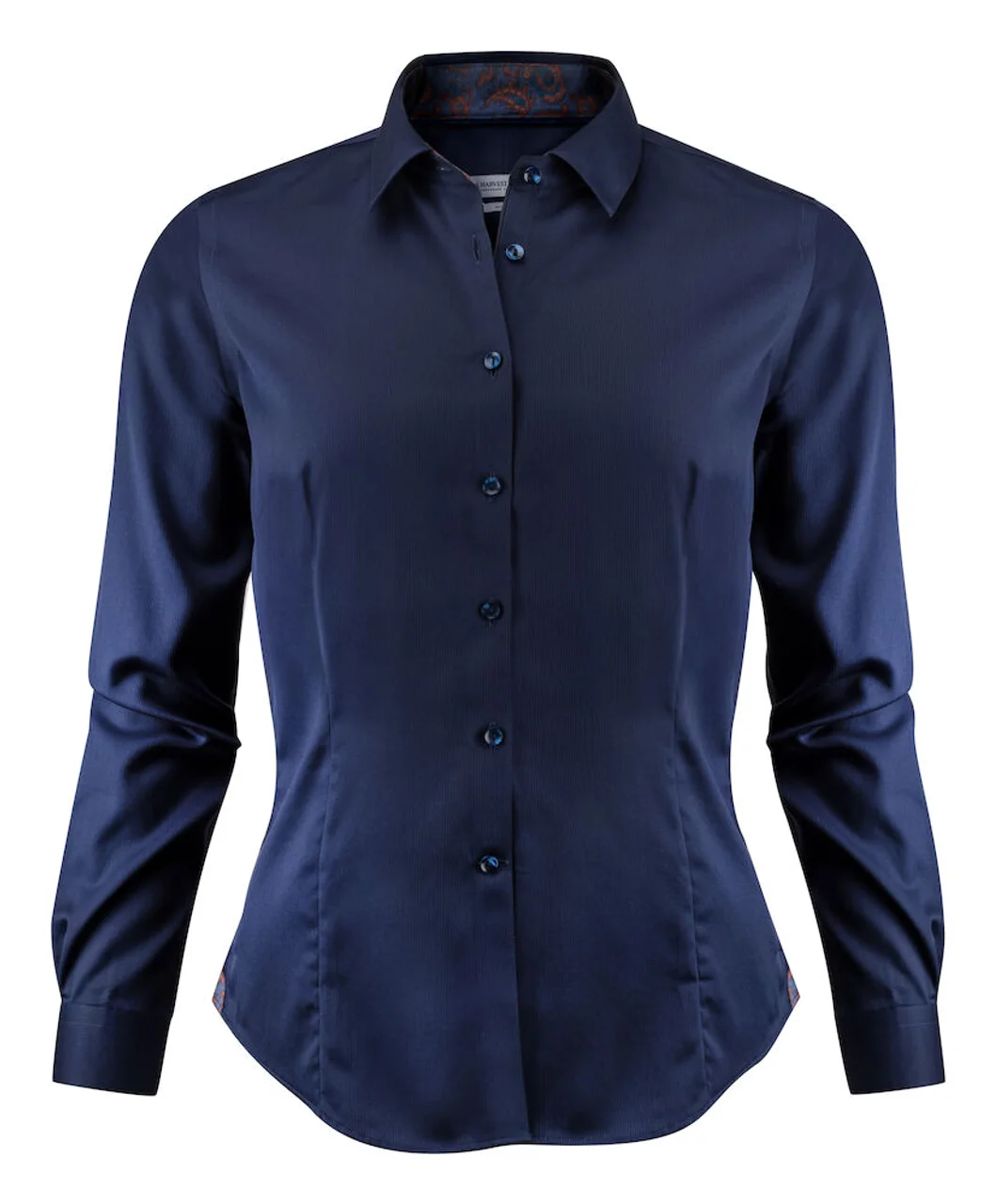 Hovedproduktbilde for Navy J. Harvest & Frost Purple Bow 146 Skjorte Dame