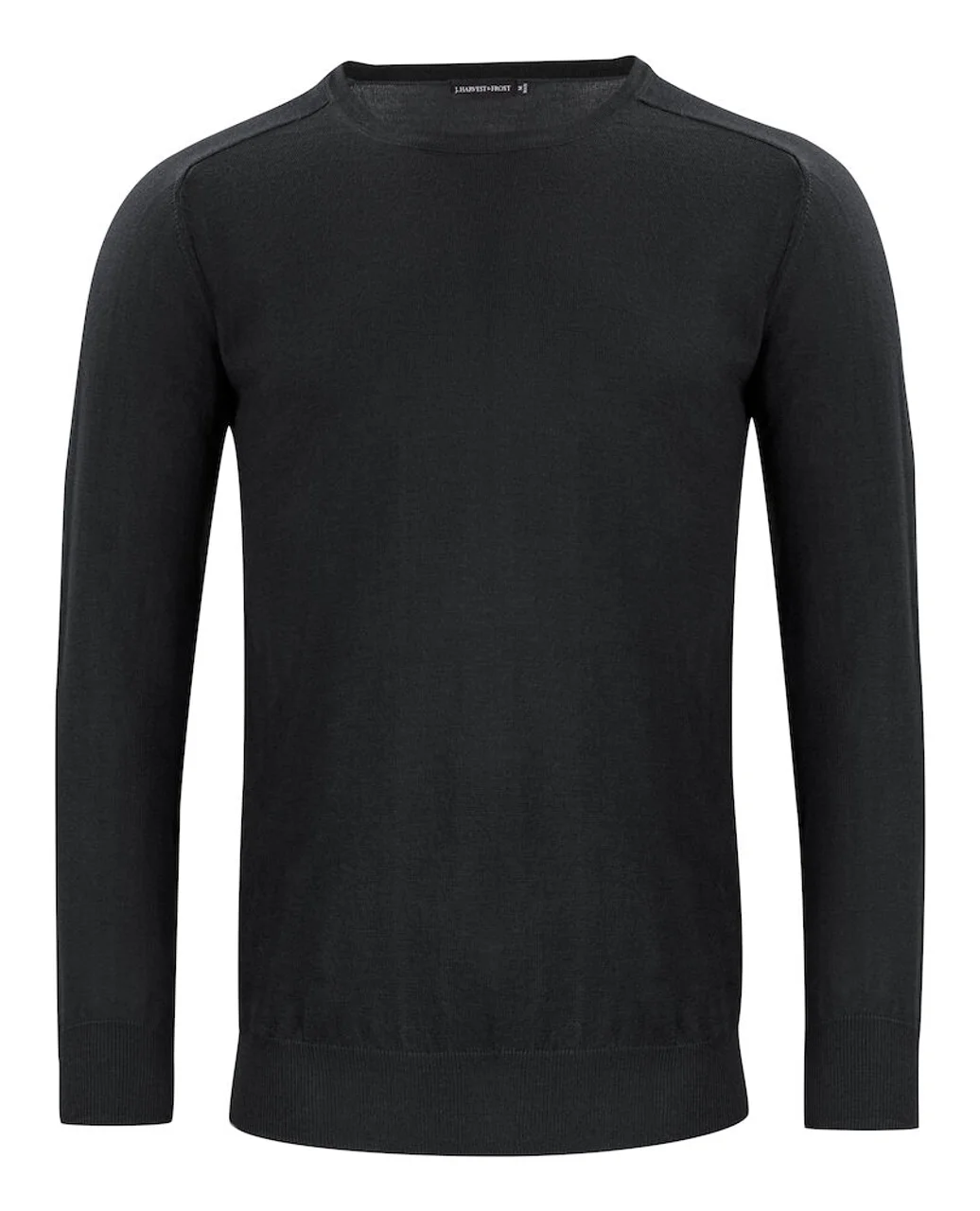Hovedproduktbilde for Black J. Harvest & Frost Merino U-hals Strikkegenser