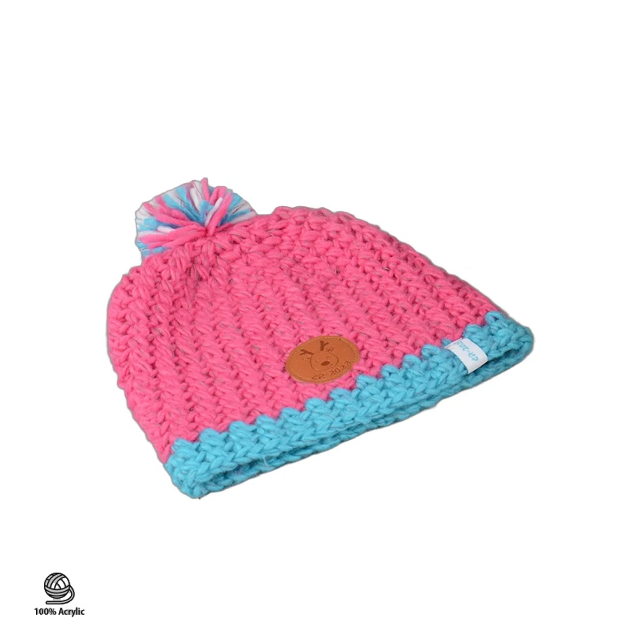 Hovedproduktbilde for 25-47-dra-1107 Wanda Akryl og Fleece Refleks Lue til Barn