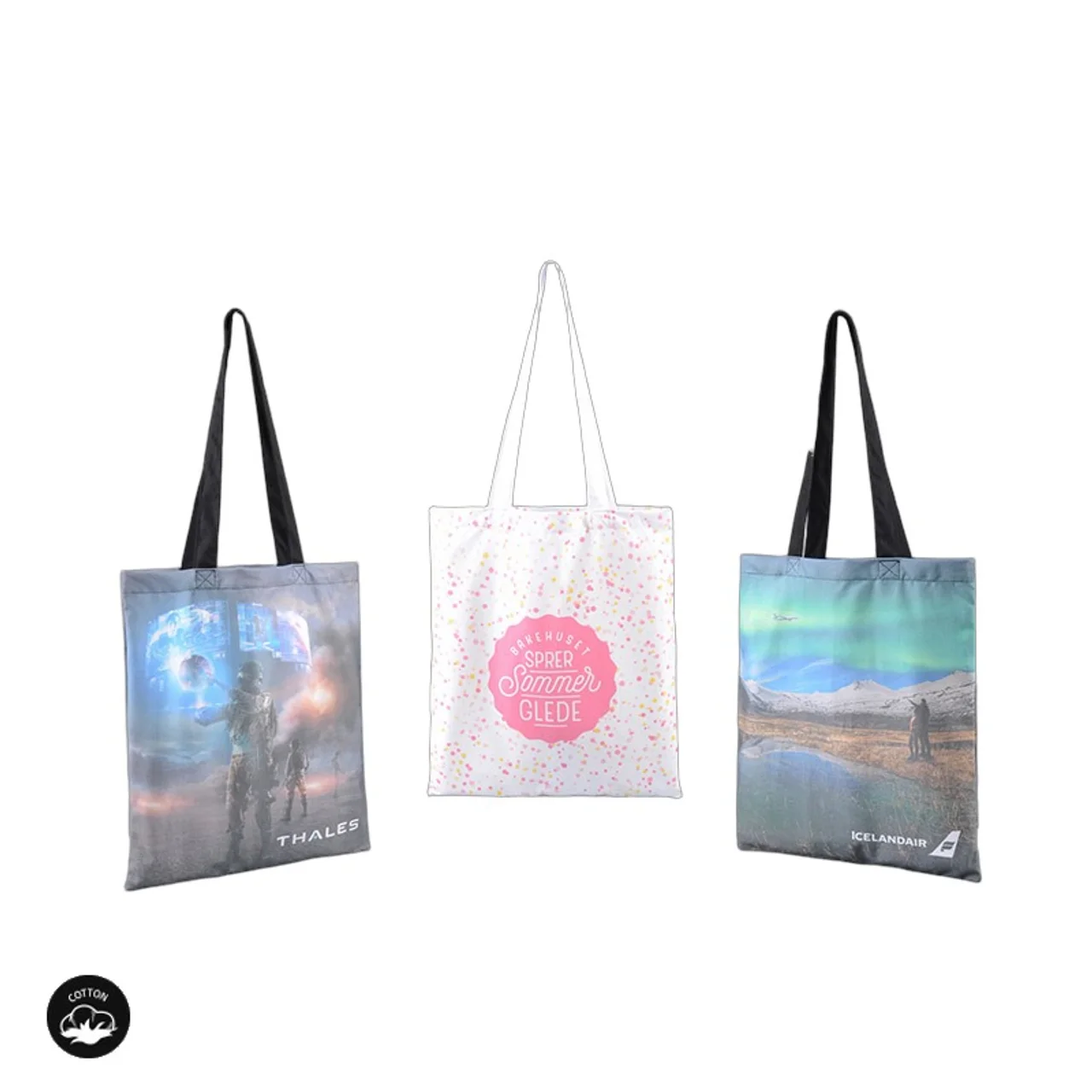 Hovedproduktbilde for 25-47-dra-1679 Nadine 220 g/m2 Bomull Fullfargetrykk Shoppingbag