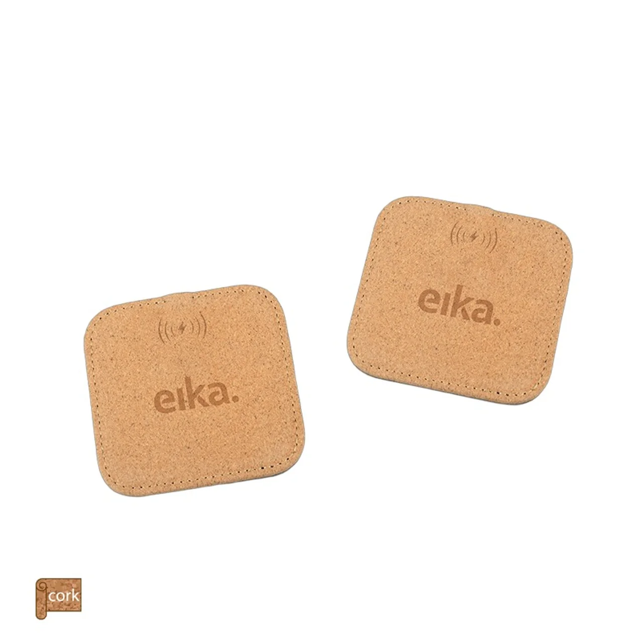 Hovedproduktbilde for 25-47-dra-2241 Alba Kork 10W Trådløs  Ladeplate