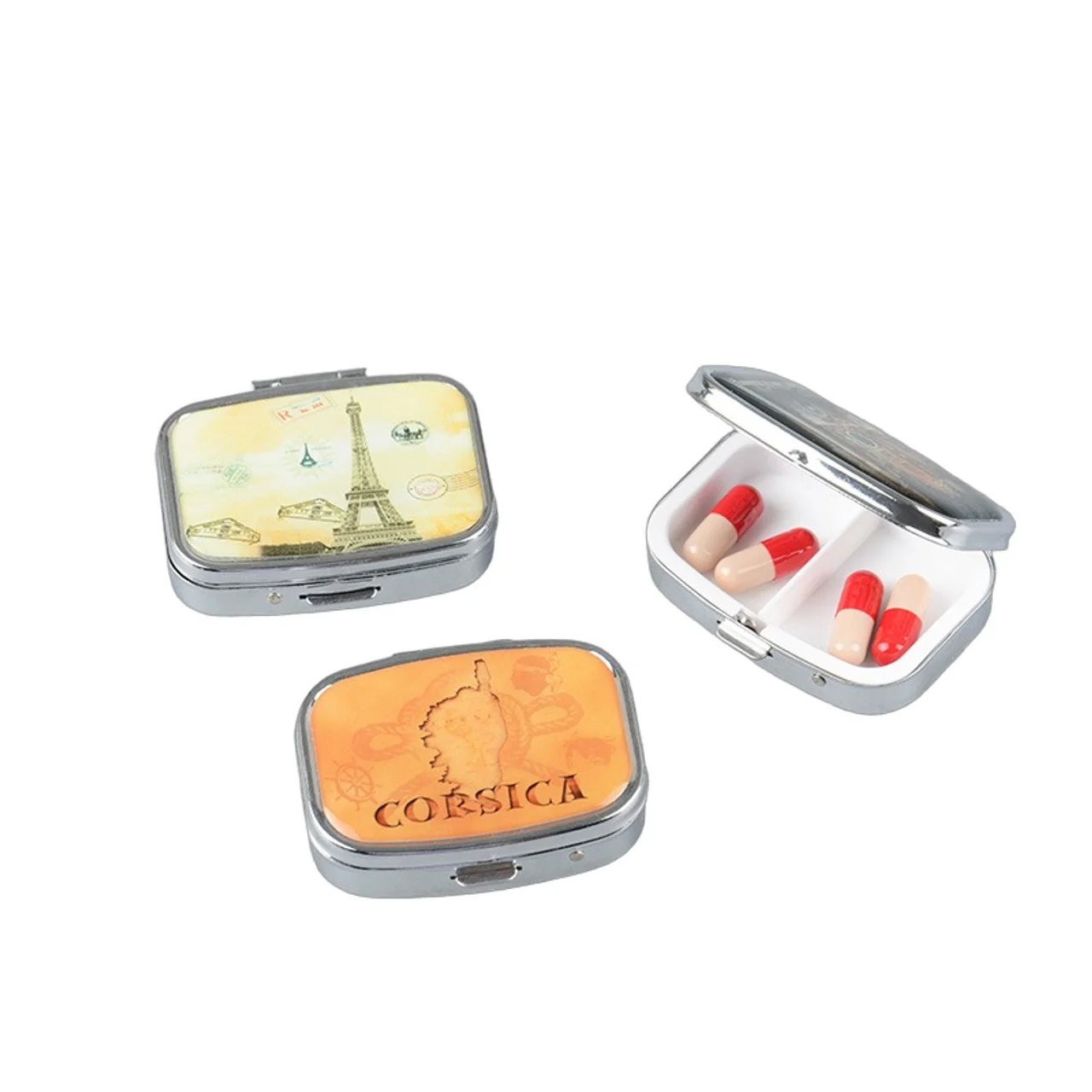 Hovedproduktbilde for 25-47-dra-2681 Zenoa Metall Pilleboks