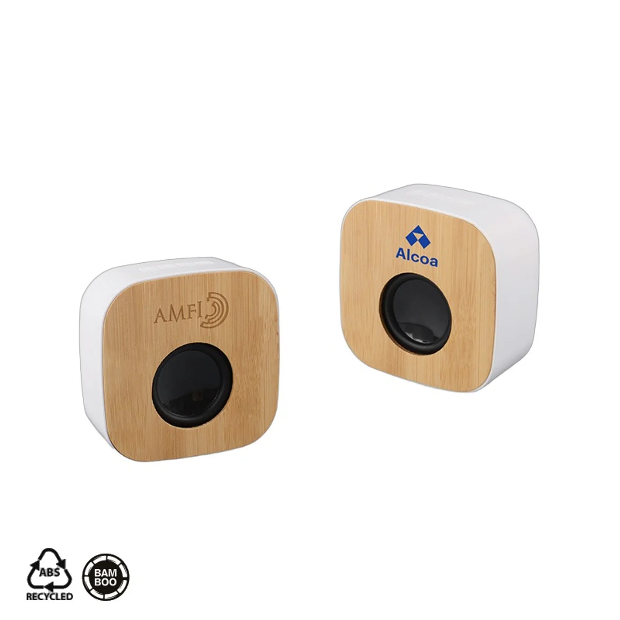 Hovedproduktbilde for 25-47-dra-2687 Lisbon 5W Resirkulert Plast og Bambus Bluetooth  Høyttaler