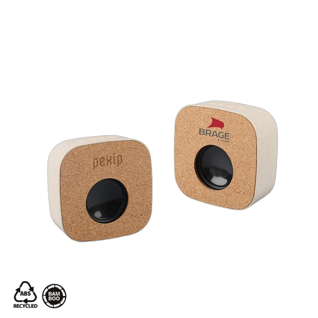 Hovedproduktbilde for 25-47-dra-2689 Brooklyn 5W Hvetestrå og Kork Bluetooth Høyttaler