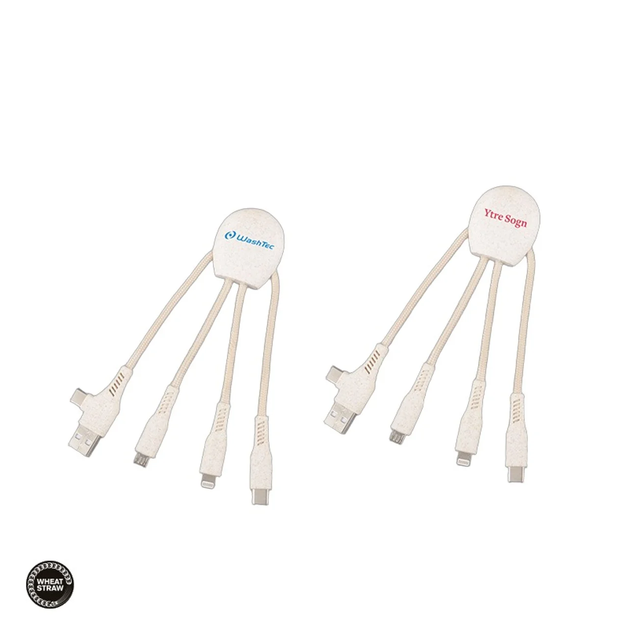 Hovedproduktbilde for 25-47-dra-2934 Hvar Hvetehalm 6-i-1  Ladekabel