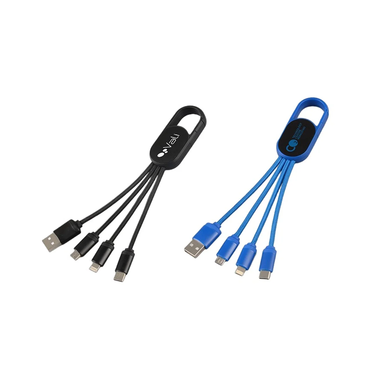 Hovedproduktbilde for 25-47-dra-2962 Bronx 3-i-1 Ladekabel med Karabinkrok