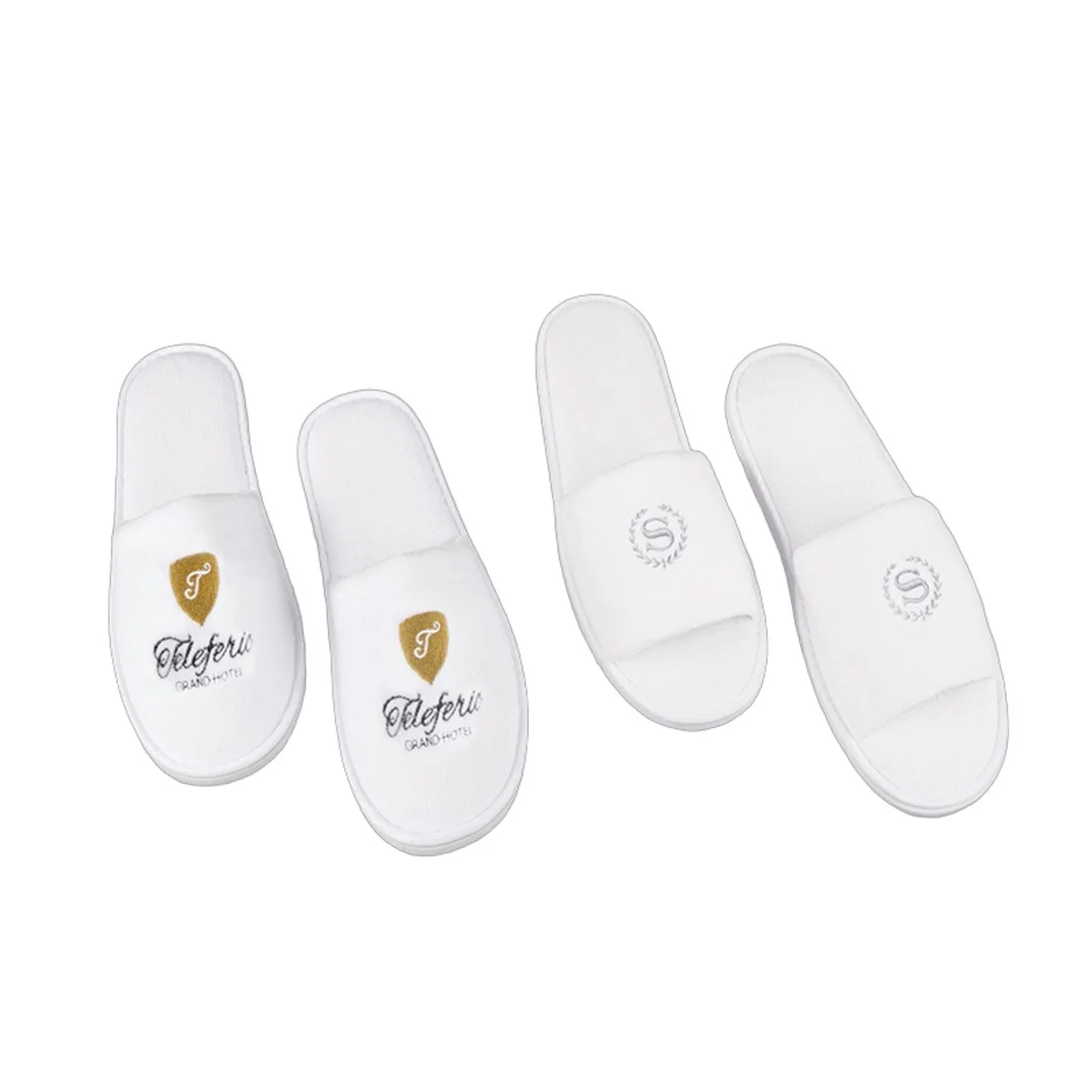 Hovedproduktbilde for 25-47-dra-3161 Høvdingstein Fleece Hotellslippers