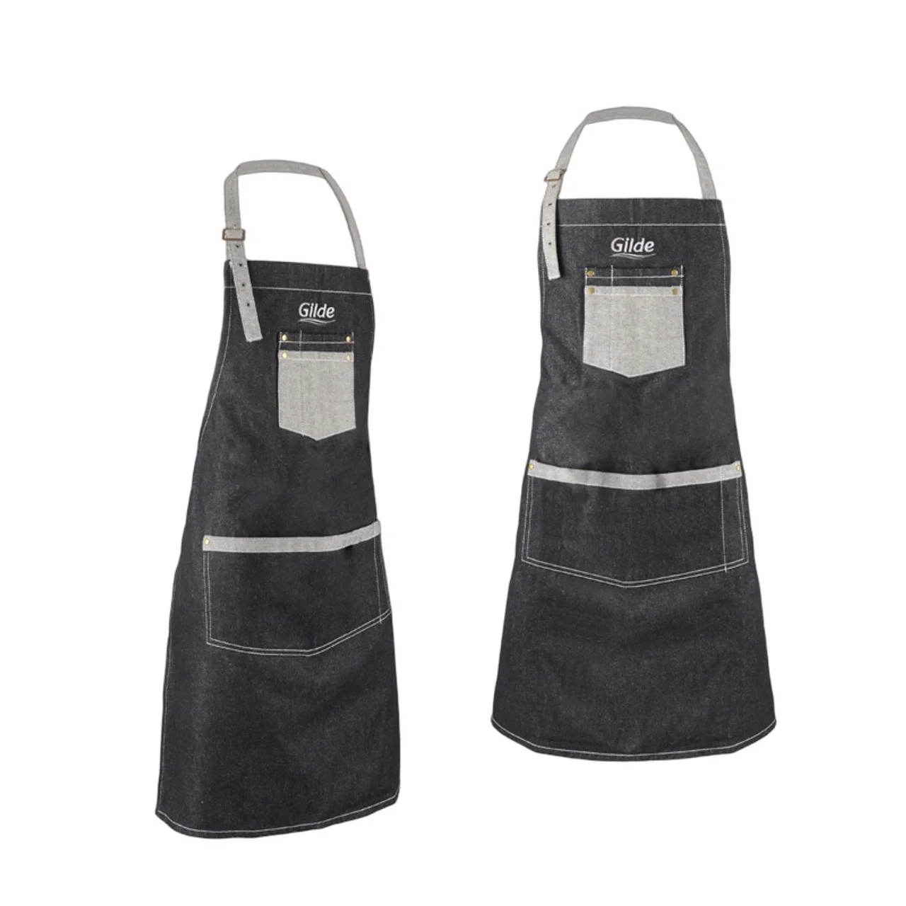 Hovedproduktbilde for 25-47-dra-3714 Loxa Denim Unisex Forkle