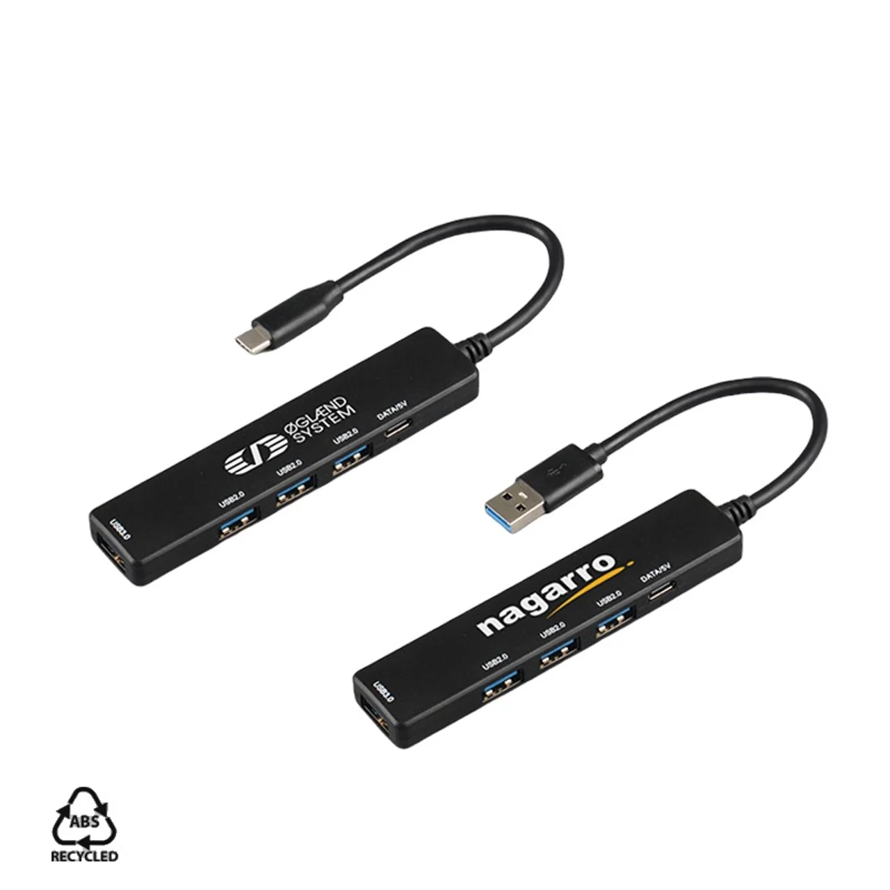 Hovedproduktbilde for 25-47-dra-3763 Loki Resirkulert Plast USB Hub