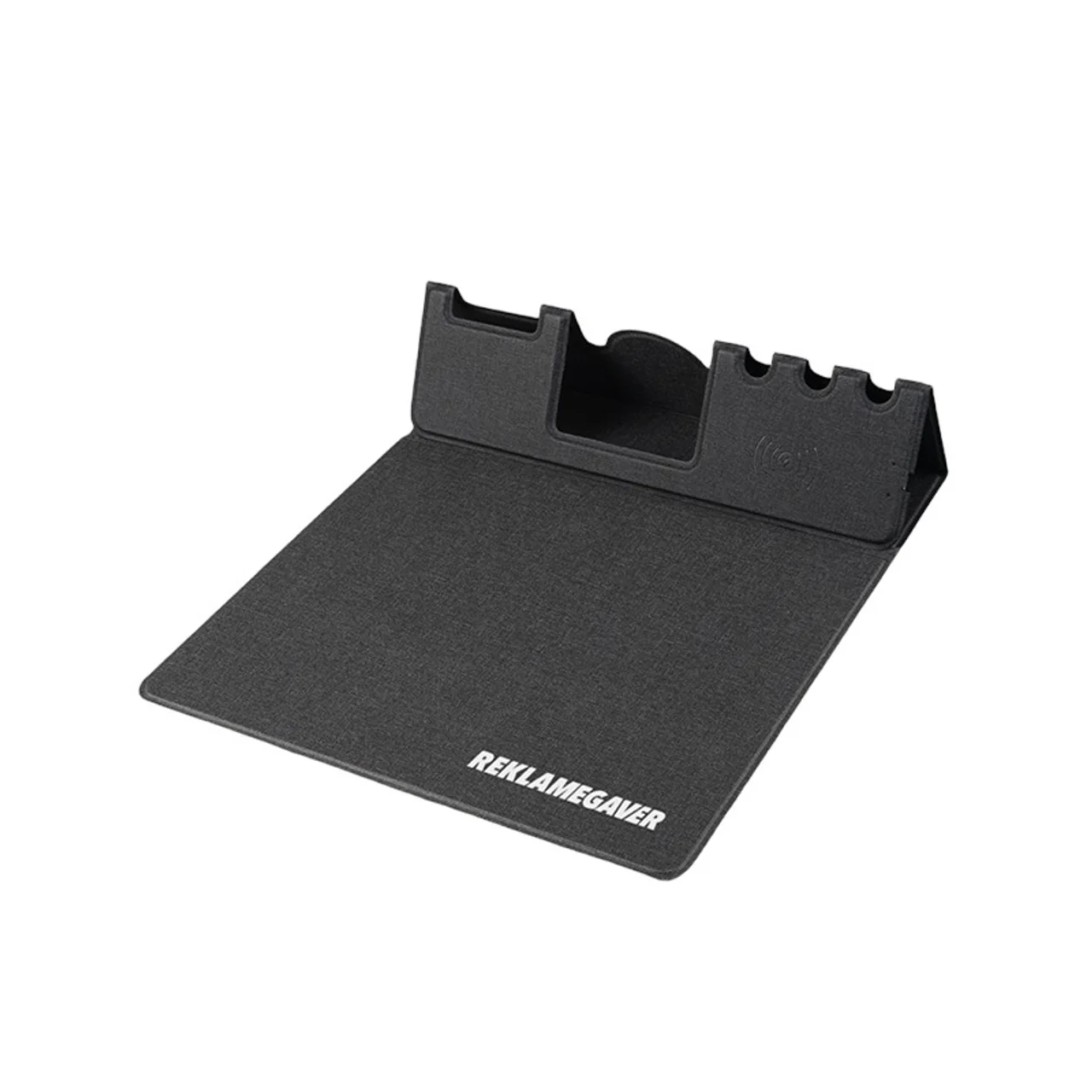Hovedproduktbilde for 25-47-dra-3802 Elan PU Lær 15W Sammenleggbar Trådløs Musematte og  Ladeplate