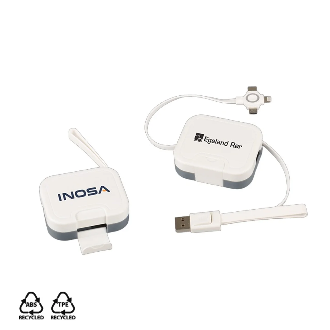 Hovedproduktbilde for 25-47-dra-3827 Dylan 3-i-1 Uttrekkbar Ladekabel med Mobilstativ
