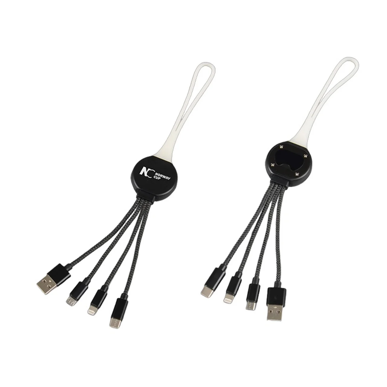 Hovedproduktbilde for 25-47-dra-3837 Echo 3-i-1 Flaskeåpner og Laderkabel med Lys
