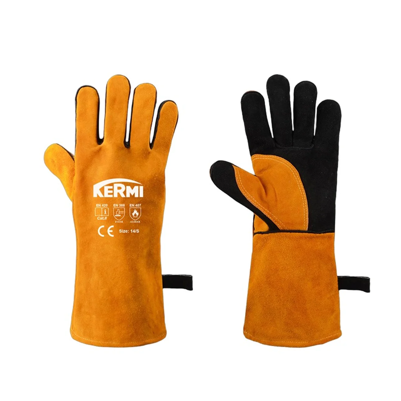 Hovedproduktbilde for 25-47-dra-3884 Isko Kuskinn Lange Arbeidshansker