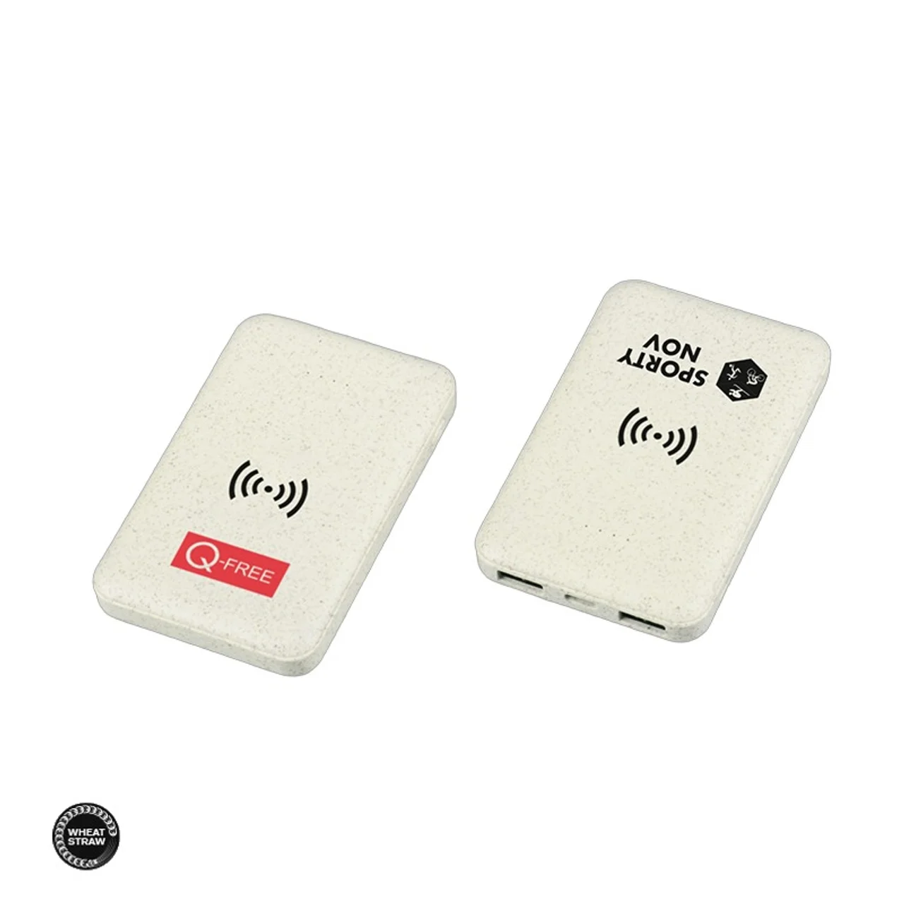 Hovedproduktbilde for 25-47-dra-3902 Scout 5000 mAh Hvetestrå  Trådløs Powerbank