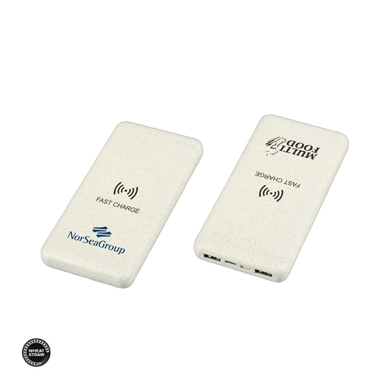 Hovedproduktbilde for 25-47-dra-3904 Summit 10.000 mAh Hvetestrå  Trådløs Powerbank