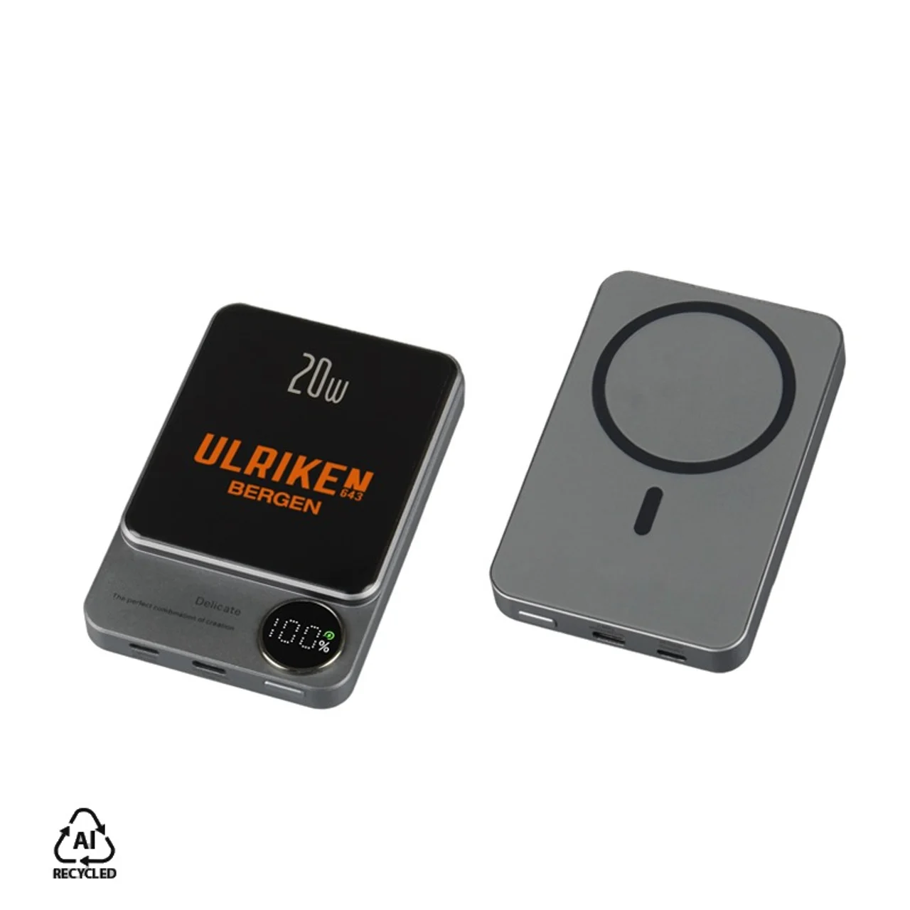 Hovedproduktbilde for 25-47-dra-3907 Nomad 5000 mAh  Trådløs Powerbank