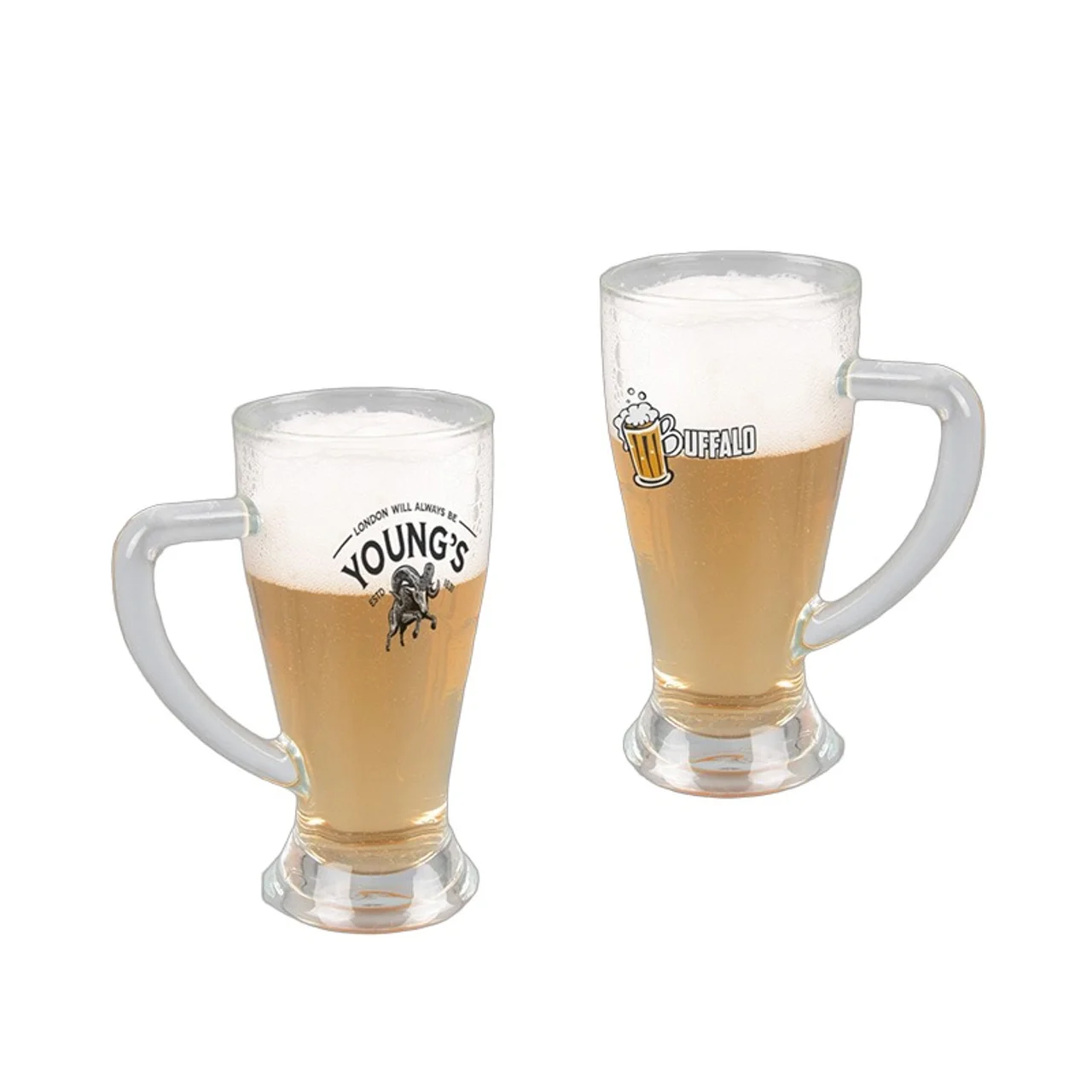 Hovedproduktbilde for 25-47-dra-3955 Baton 380 ml Glass Ølkrus med Håndtak
