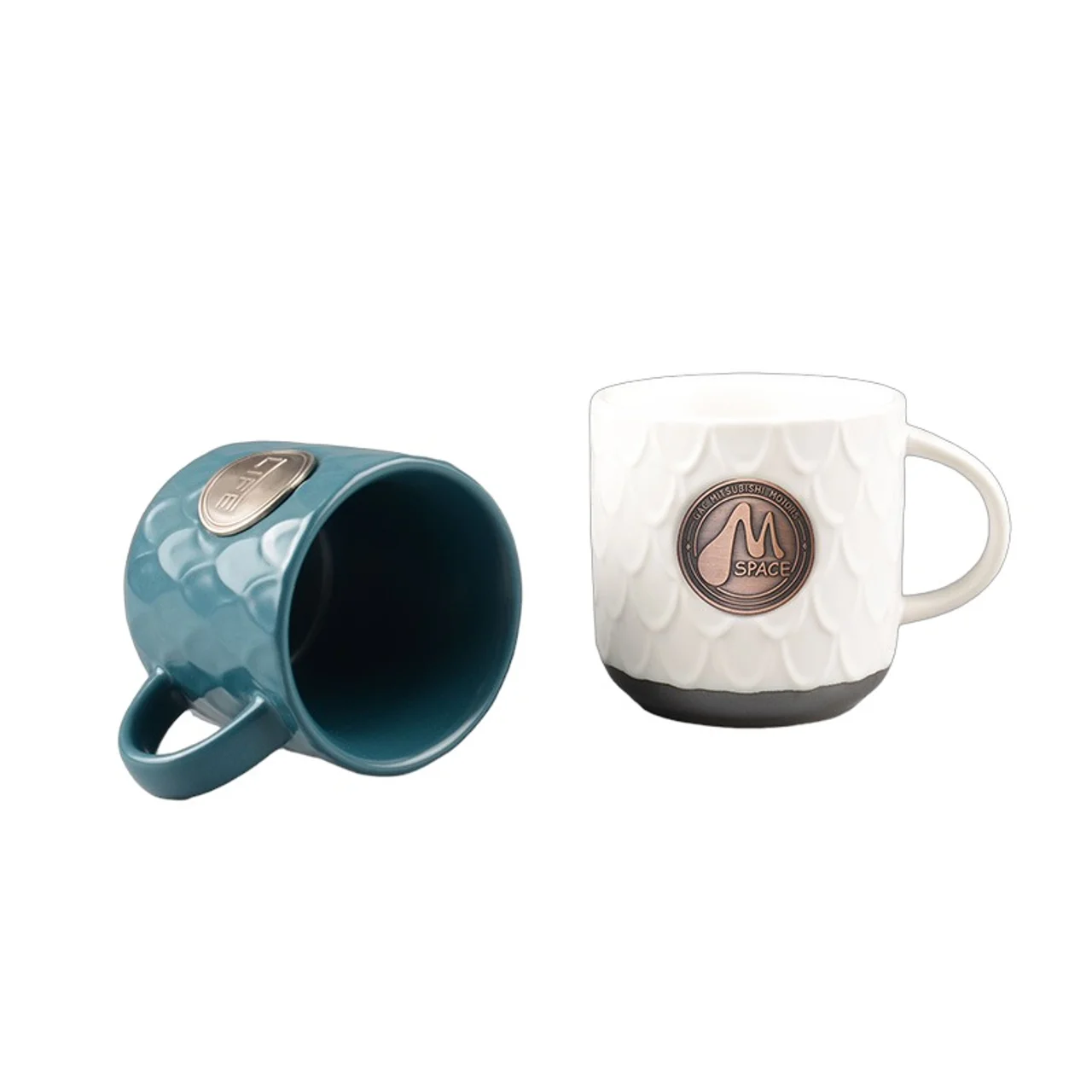 Hovedproduktbilde for 25-47-dra-4016 Toulouse 400 ml Keramisk Kopp med Rundt Metallmerke