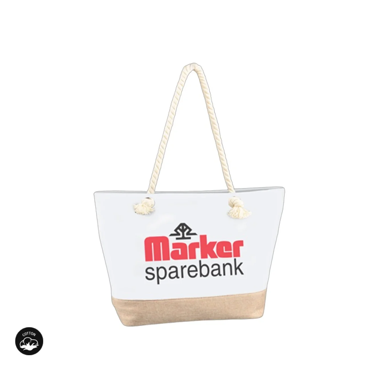 Hovedproduktbilde for 25-47-dra-4117 Formby Canvas & Jute Strandveske
