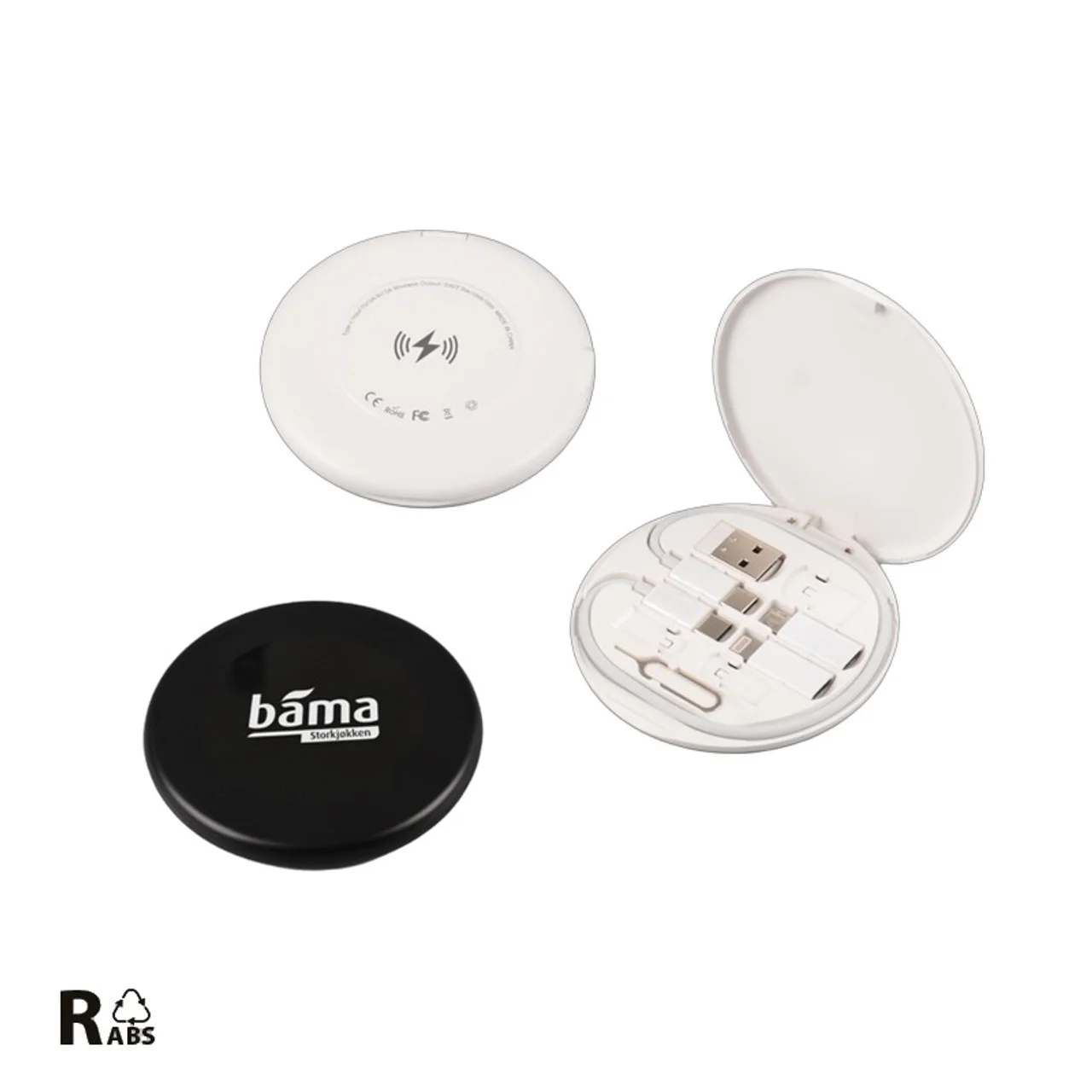 Hovedproduktbilde for 25-47-dra-4130 Aria 6-i-1 Ladekabel med Trådløs  Ladeplate