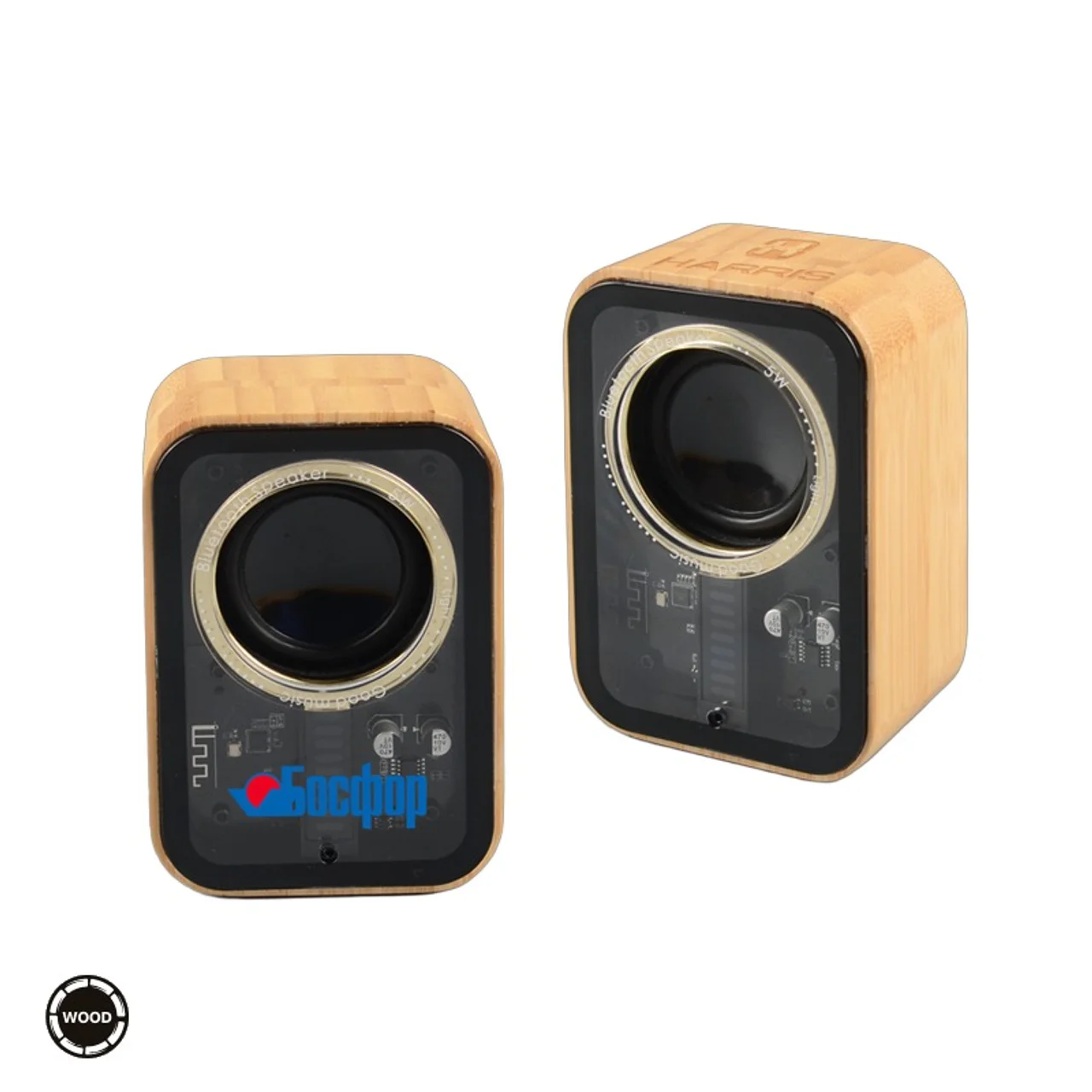 Hovedproduktbilde for 25-47-dra-4148 Lucca 5W Bambus Trådløs Bluetooth  Høyttaler