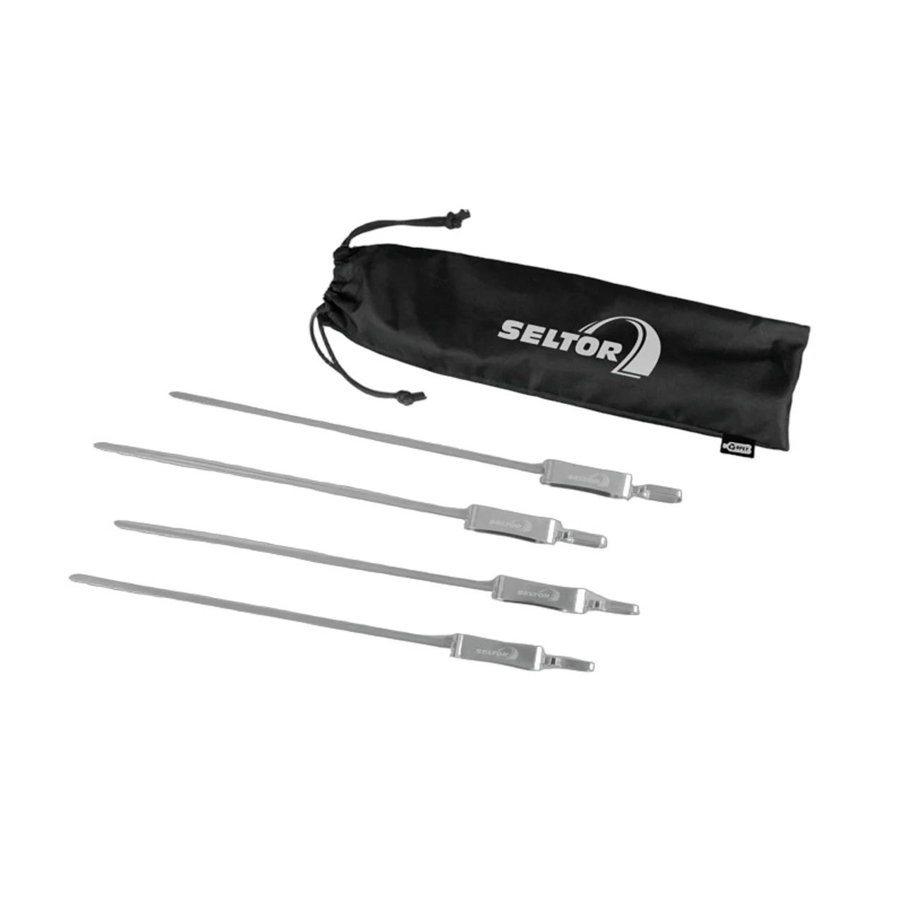 Hovedproduktbilde for 25-47-dra-4201 Fort Rustfritt Stål 4 stk Grillspyd Sett